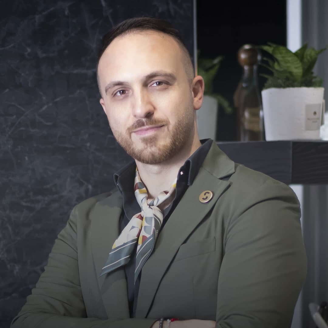 Portrait of Salvatore Sito, professional Interior Designer.